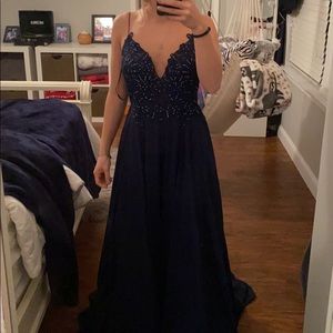 Never worn backless prom dress!